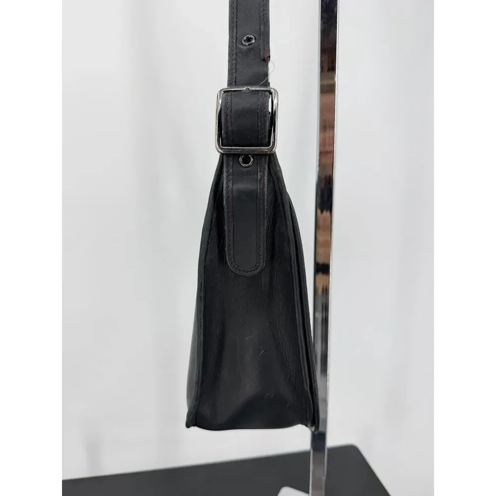 Coach 75th Anniversary Saddle Crossbody Bag Black Leather Limited Edition Flap
